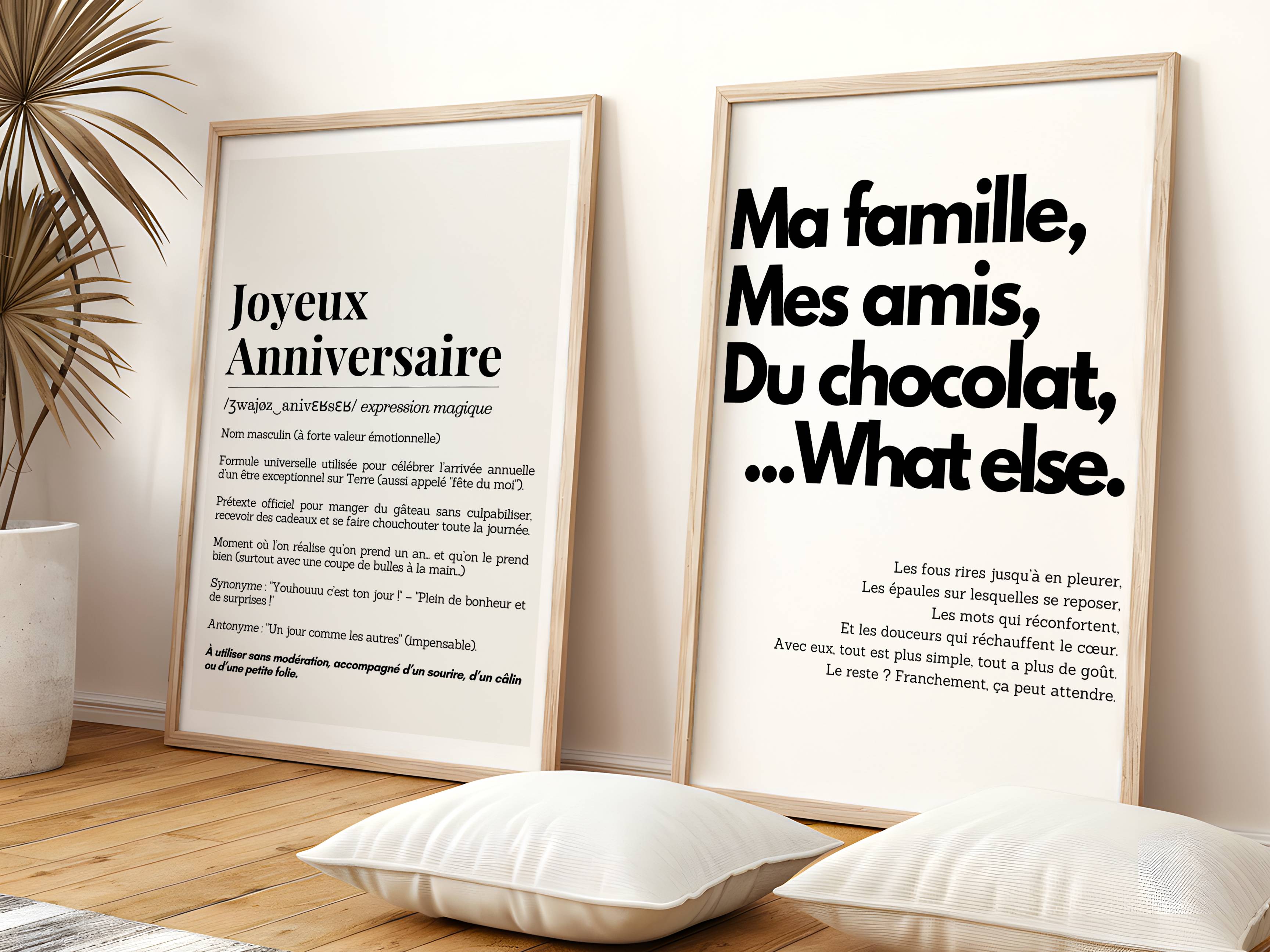 Affiche citation- décoration murale