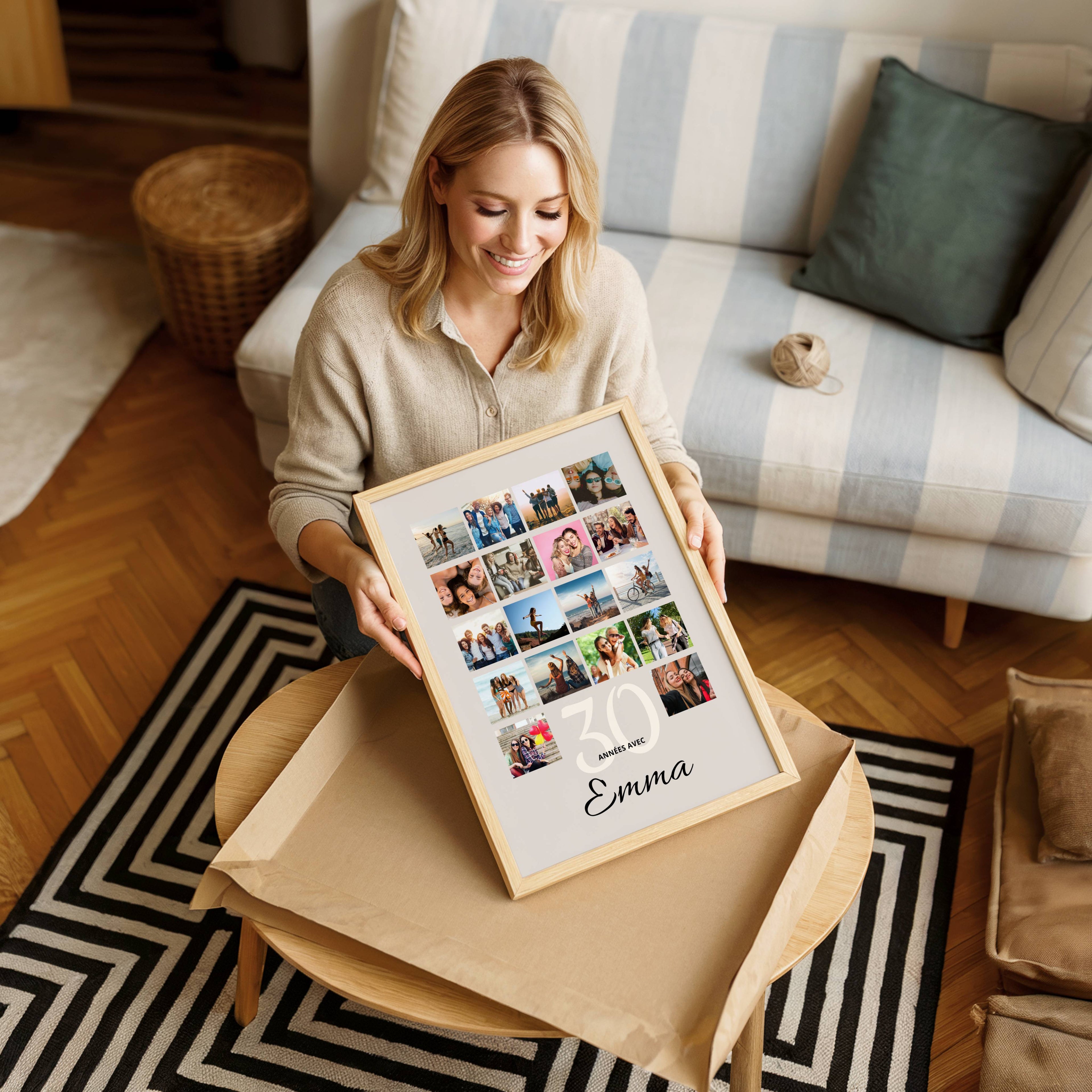 Cadeau 30 ans personnalisé – Une affiche unique pour célébrer un moment clé