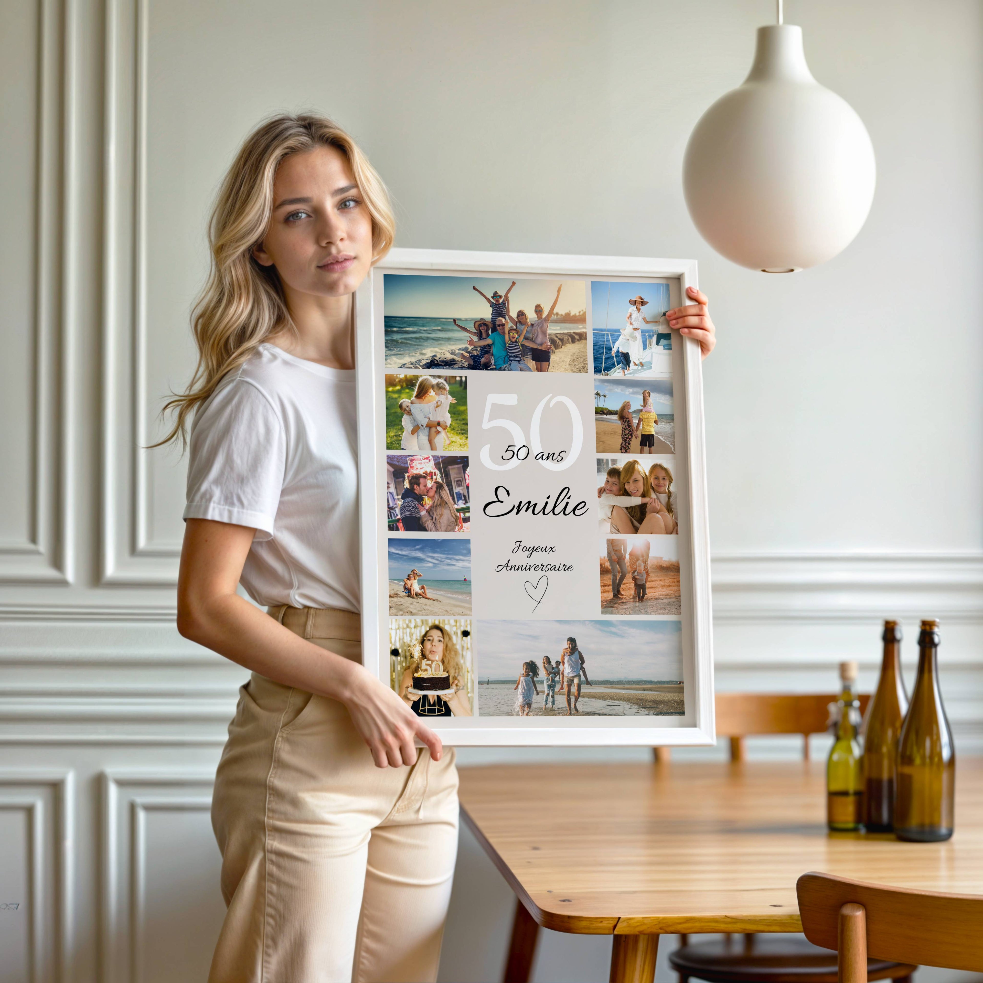 Cadeau 50 ans personnalisé