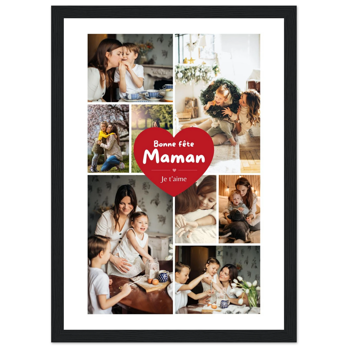Affiche souvenirs maman personnalisée