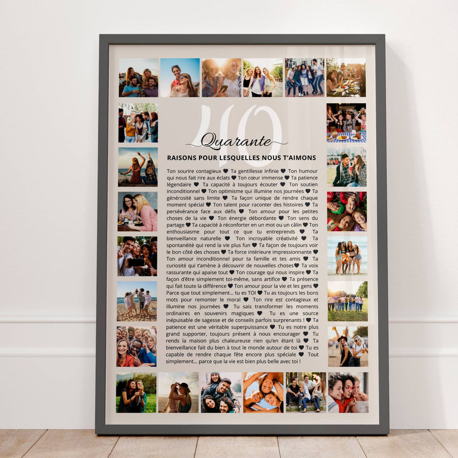 Personnalisation d’affiche