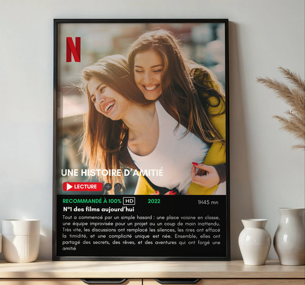 Idée cadeau affiche  photo personnalisée 