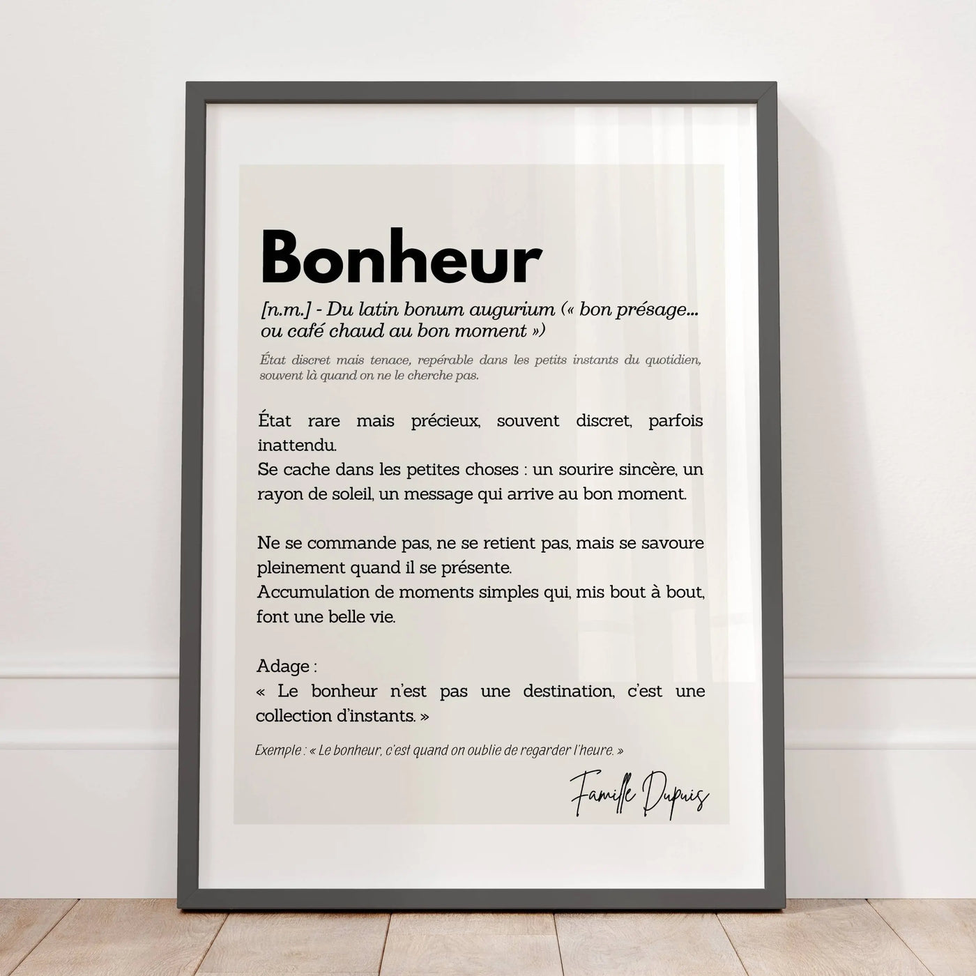 Affiche citation inspirante
