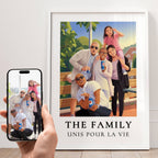 affiche famille personnalisée