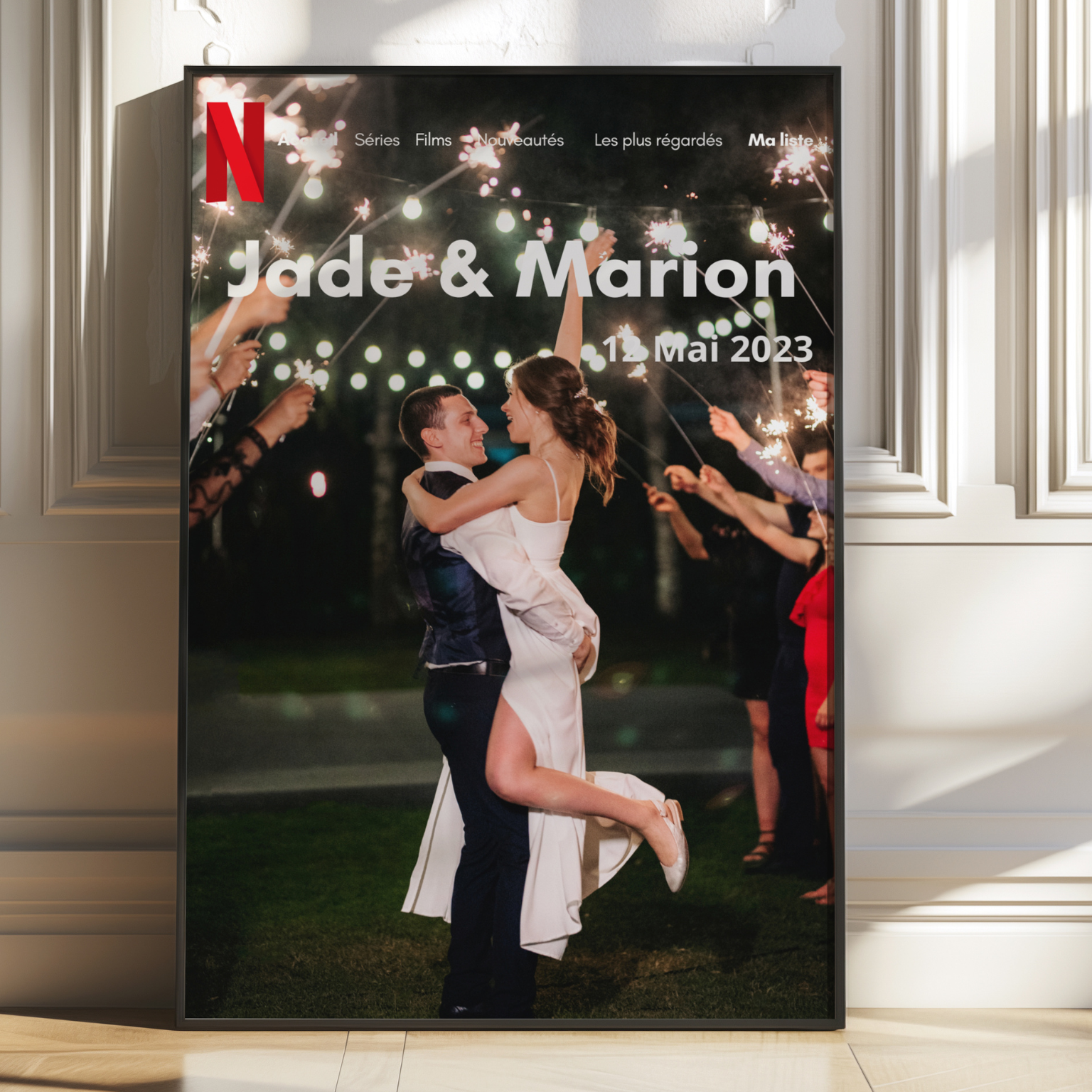 Affiche personnalisée Style Série Netflix
