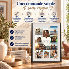 Affiche photo personnalisée – Cadeau anniversaire meilleure amie