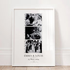 Cadeau couple personnalisé – Affiche anniversaire de mariage