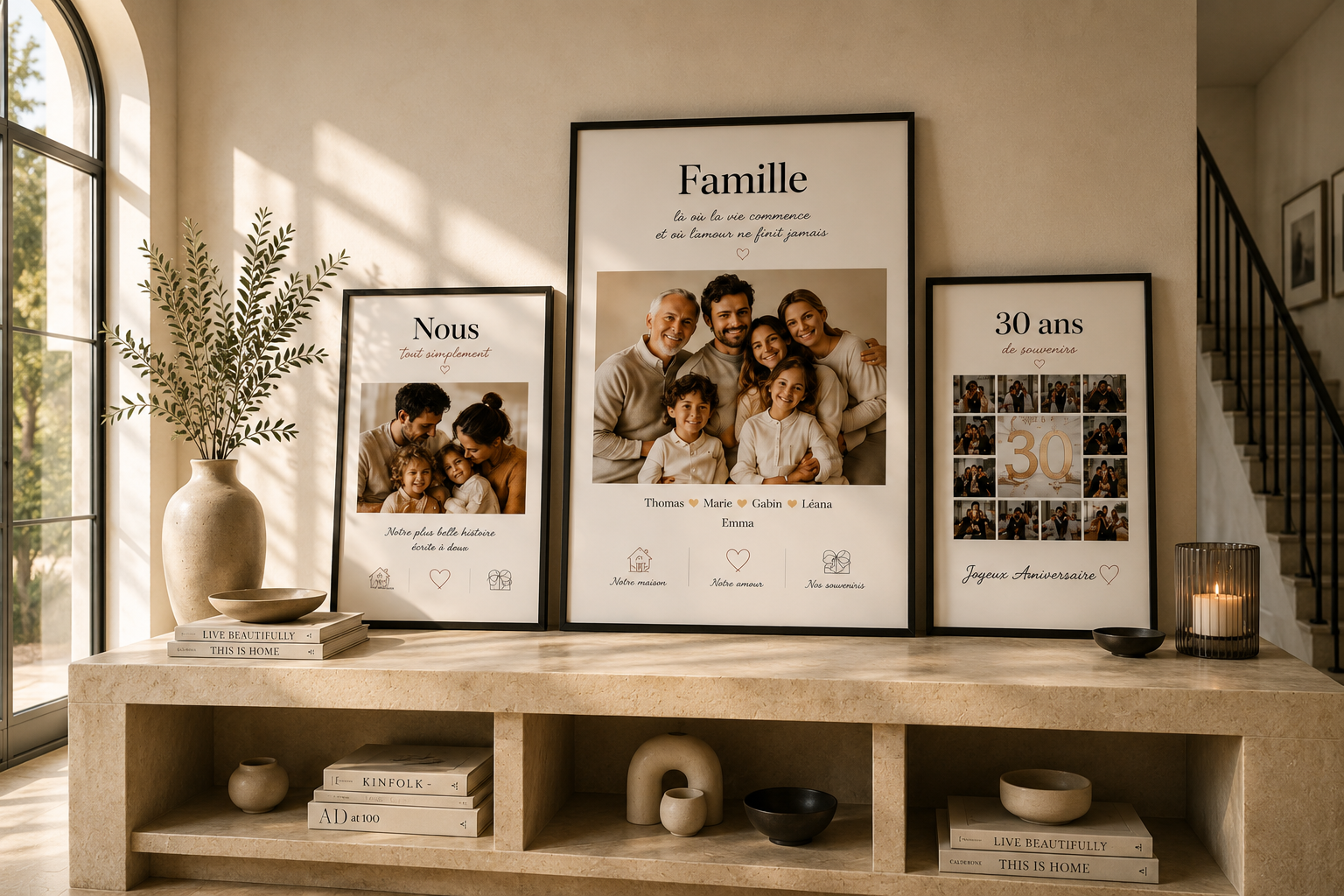 Affiche personnalisée Mlle Créative