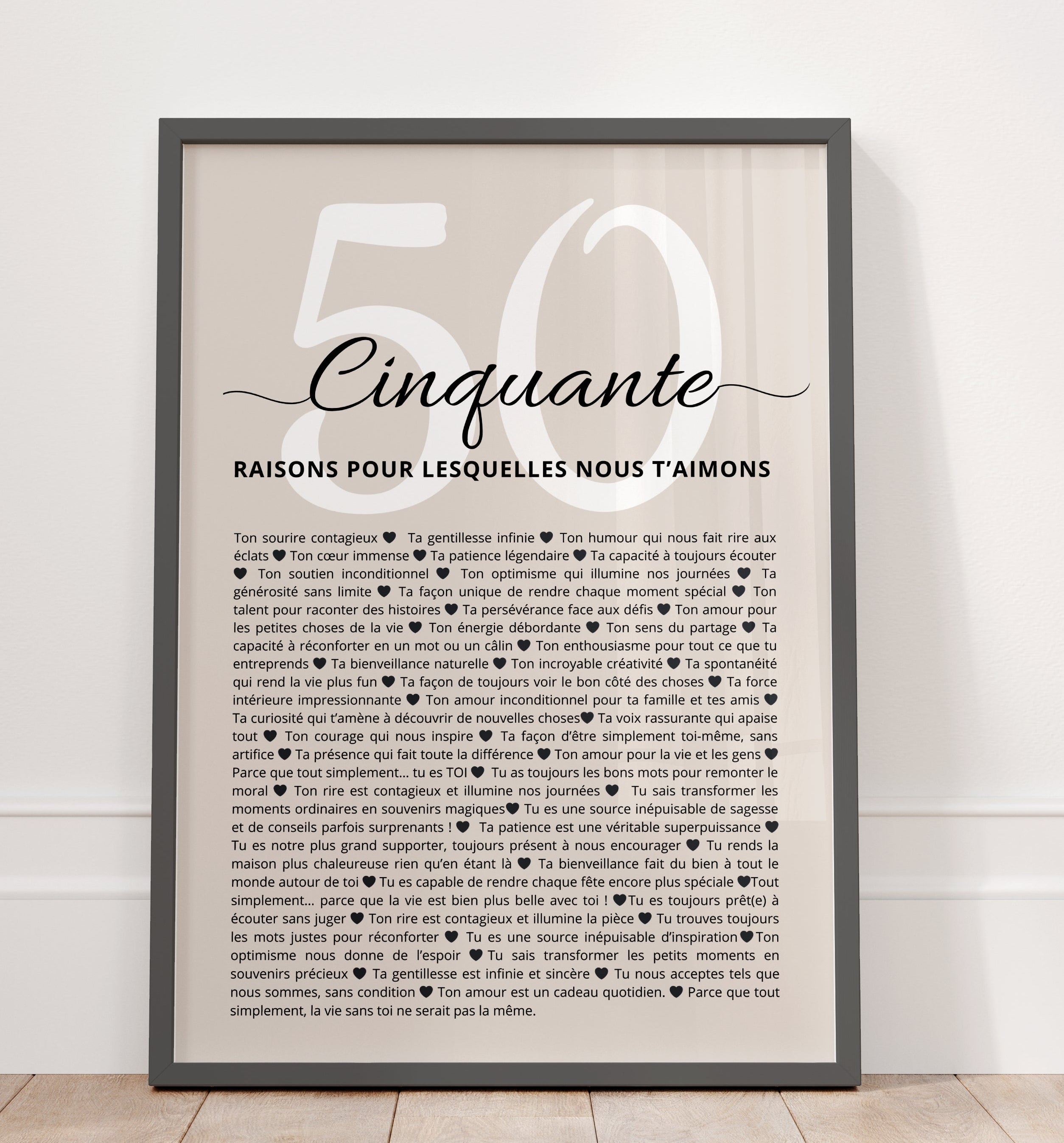 cadeau anniversaire femme 50 ans