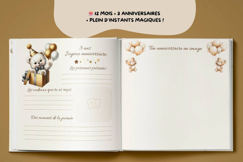 Livre de naissance personnalisé comme idée cadeau de naissance originale