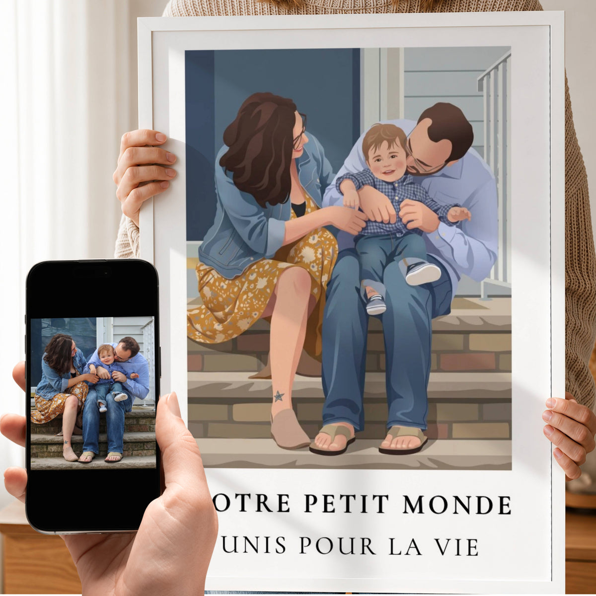 Cadeau famille personnalisé