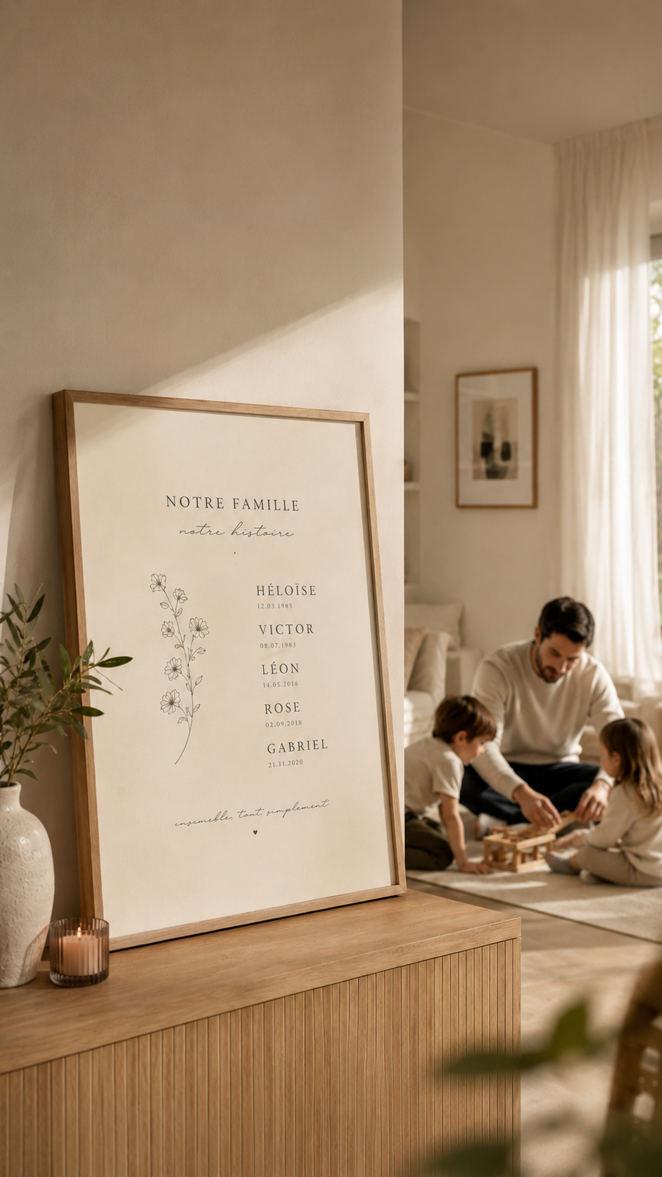 Affiche personnalisée Mlle Créative