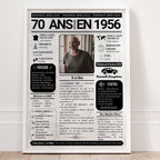 CAdeau personnalisé homme 70 ans 