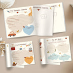 Livre de naissance personnalisé avec pages  à compléter
