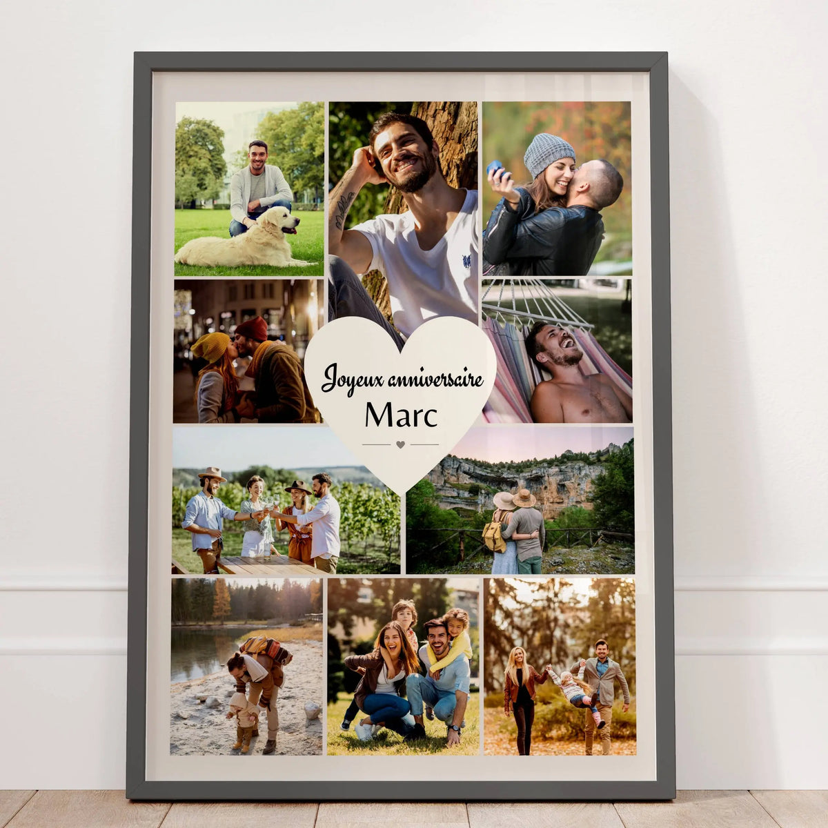 Affiche anniversaire personnalisée