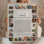 Affiche personnalisée anniversaire 30 ans