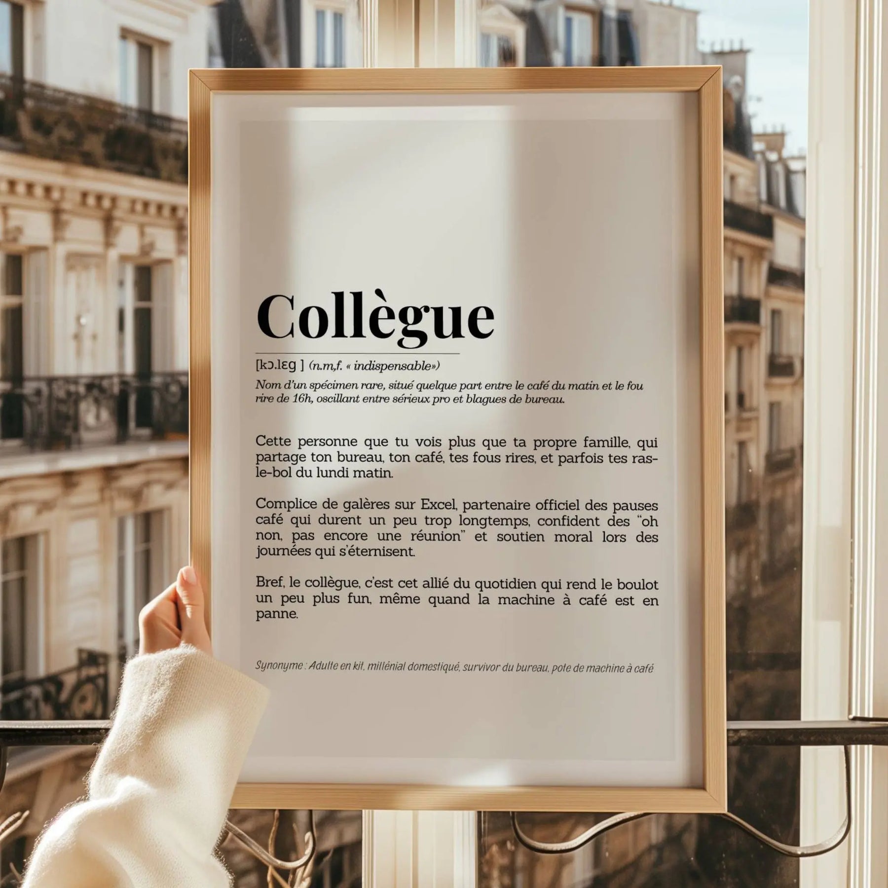 Déco open space – affiche citation éditoriale