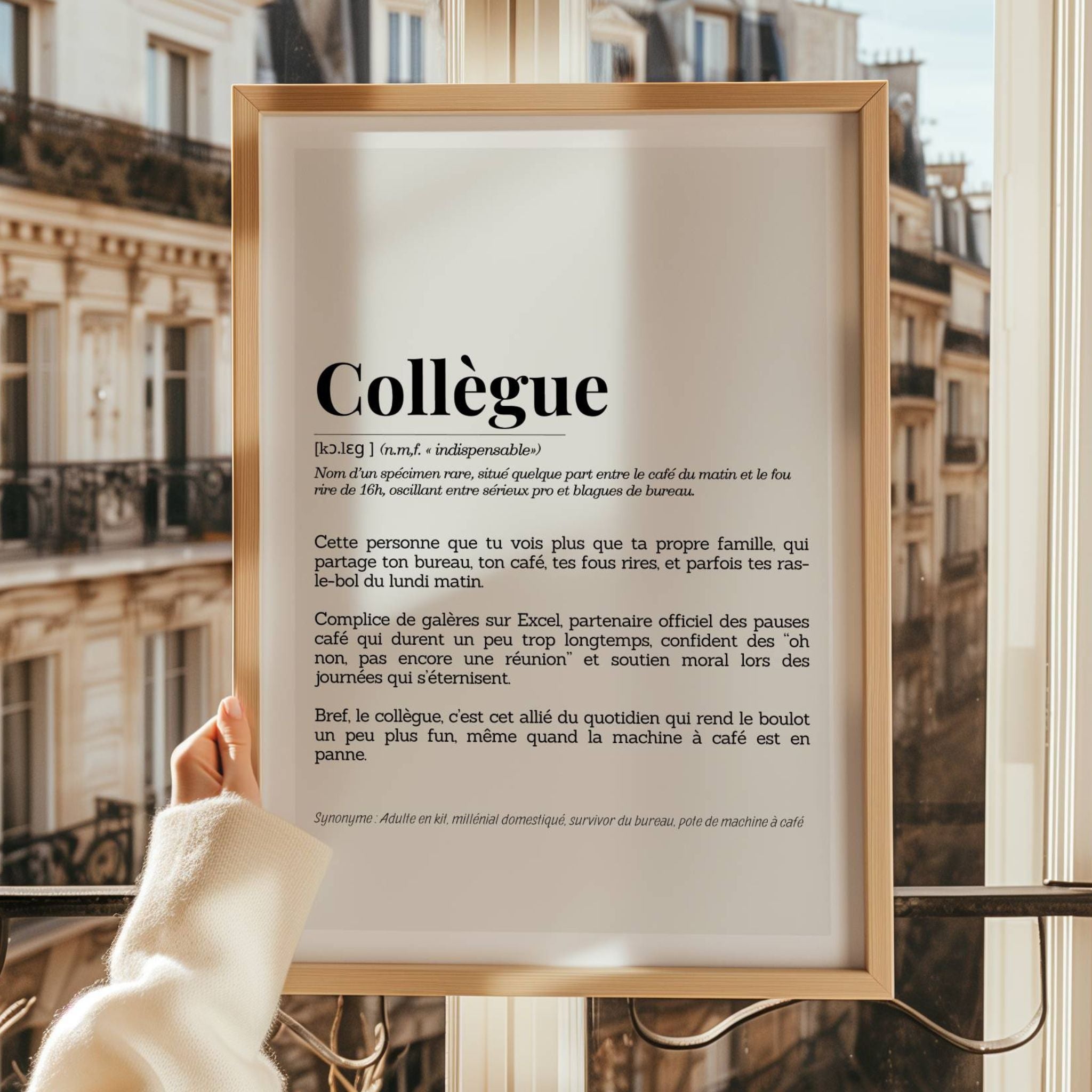 Déco open space – affiche citation éditoriale
