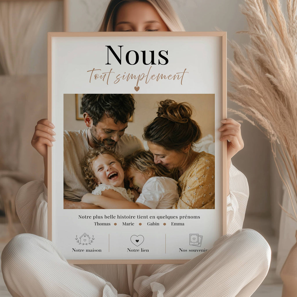 cadeau parents personnalisé