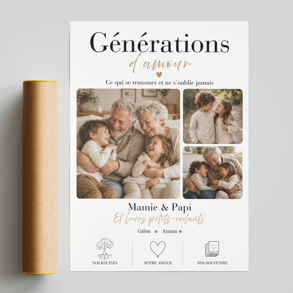 cadeau fête des grands-mères personnalisé