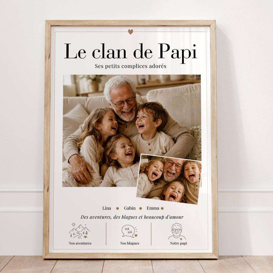 cadeau papi avec photos