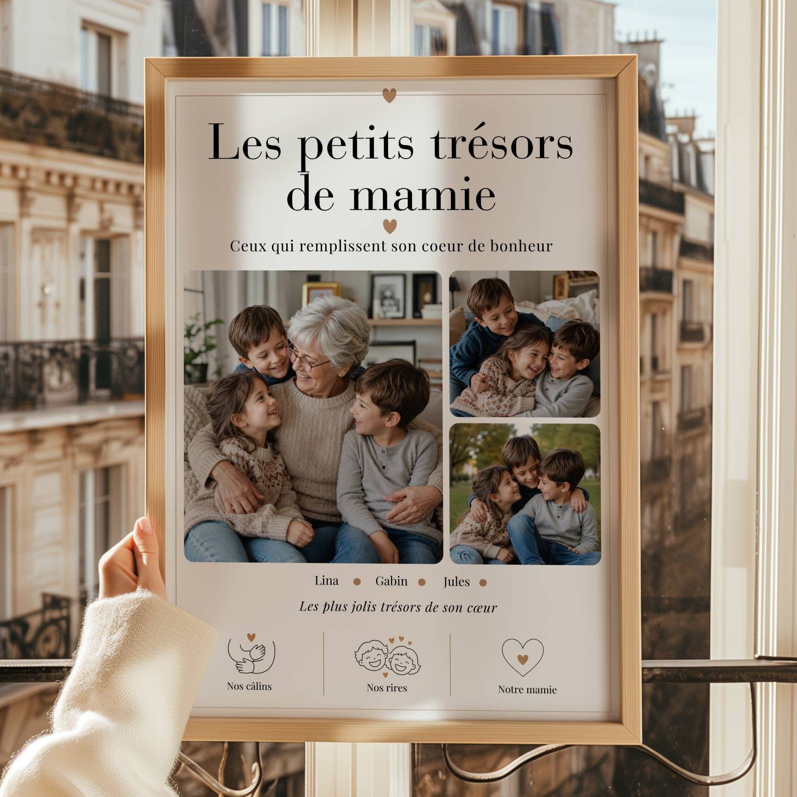 affiche mamie personnalisée