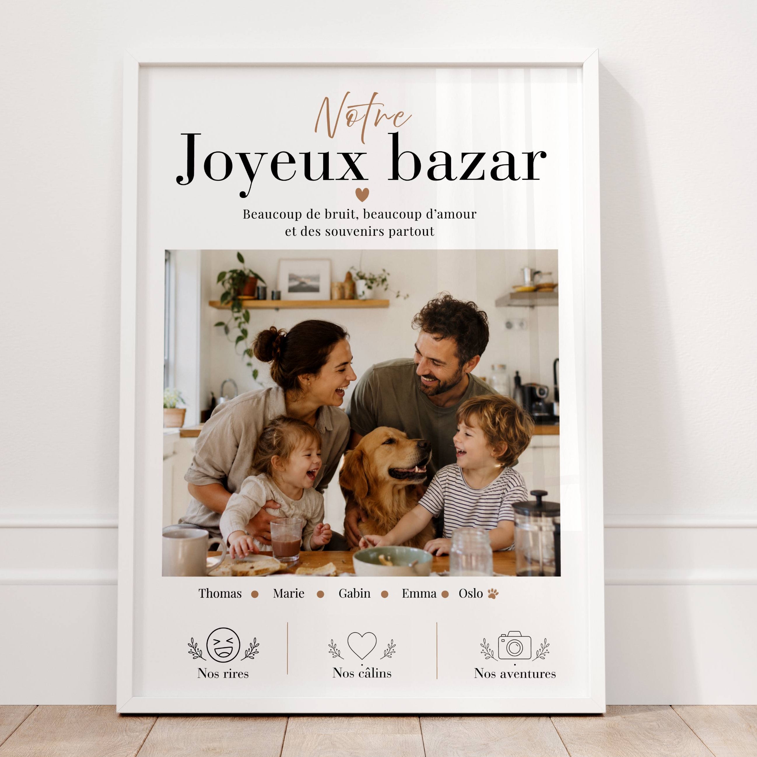 cadeau parents personnalisé