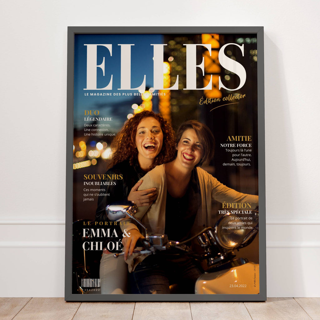 couverture de magazine personnalisée