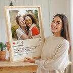 Affiche photo personnalisée inspirée d'Instagram pour célébrer une amitié forte et durable