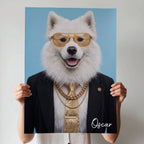 affiche animal personnalisee
