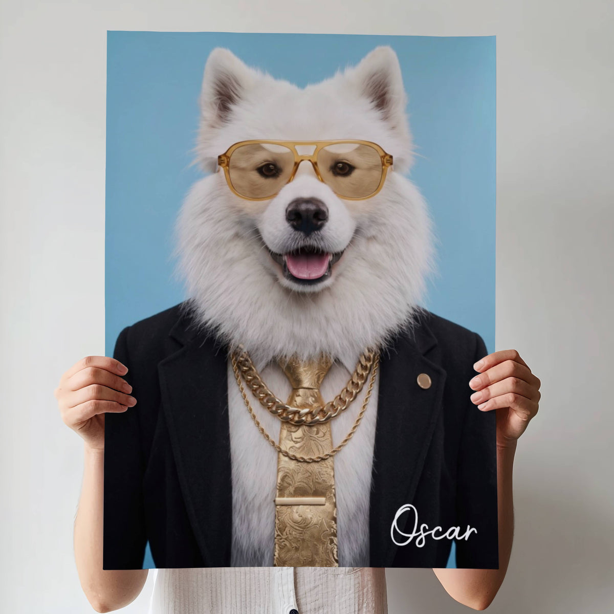 affiche animal personnalisee
