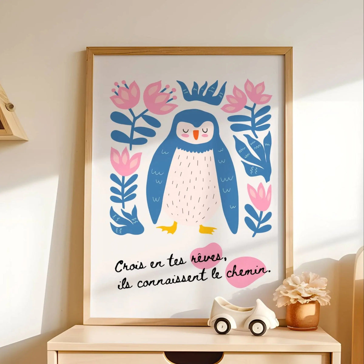 Affiche naissance personnalisée