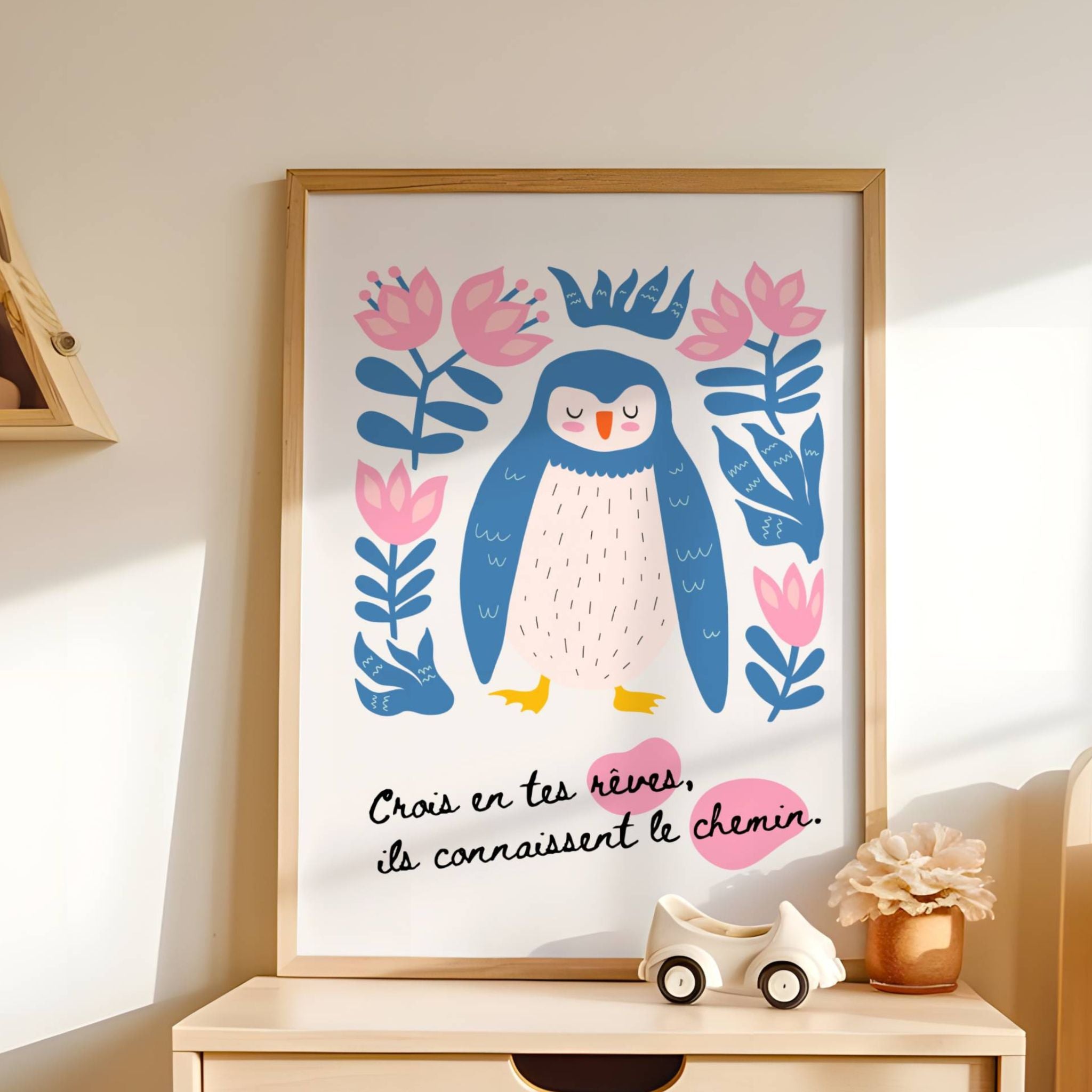 Affiche Naissance bébé – Déco chambre Enfant