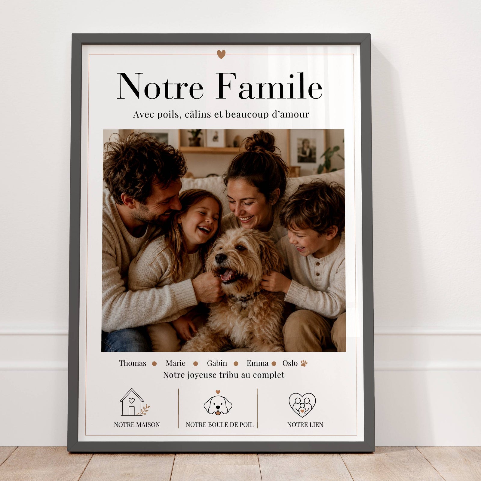Cadeau personnalisé avec photo en situation