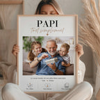 cadeau papi personnalisé avec photo