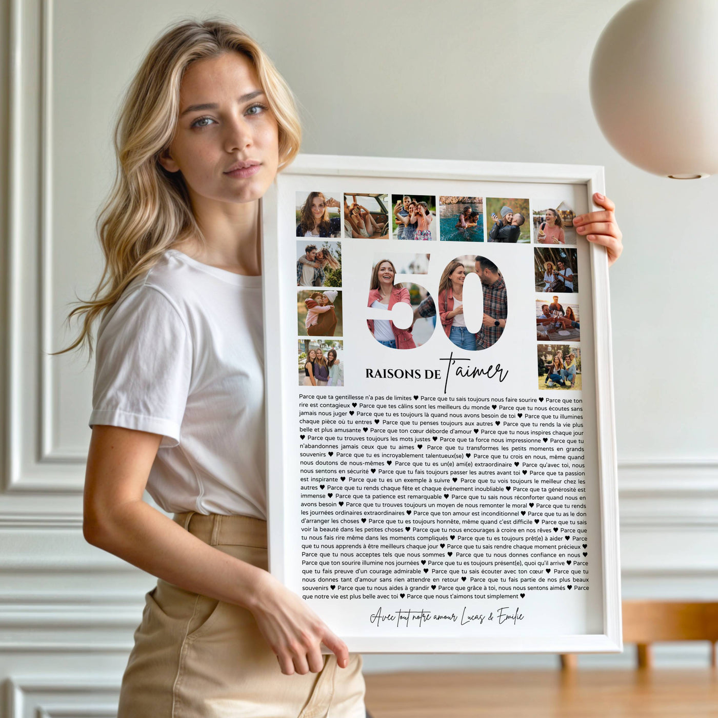 Affiche anniversaire avec âge