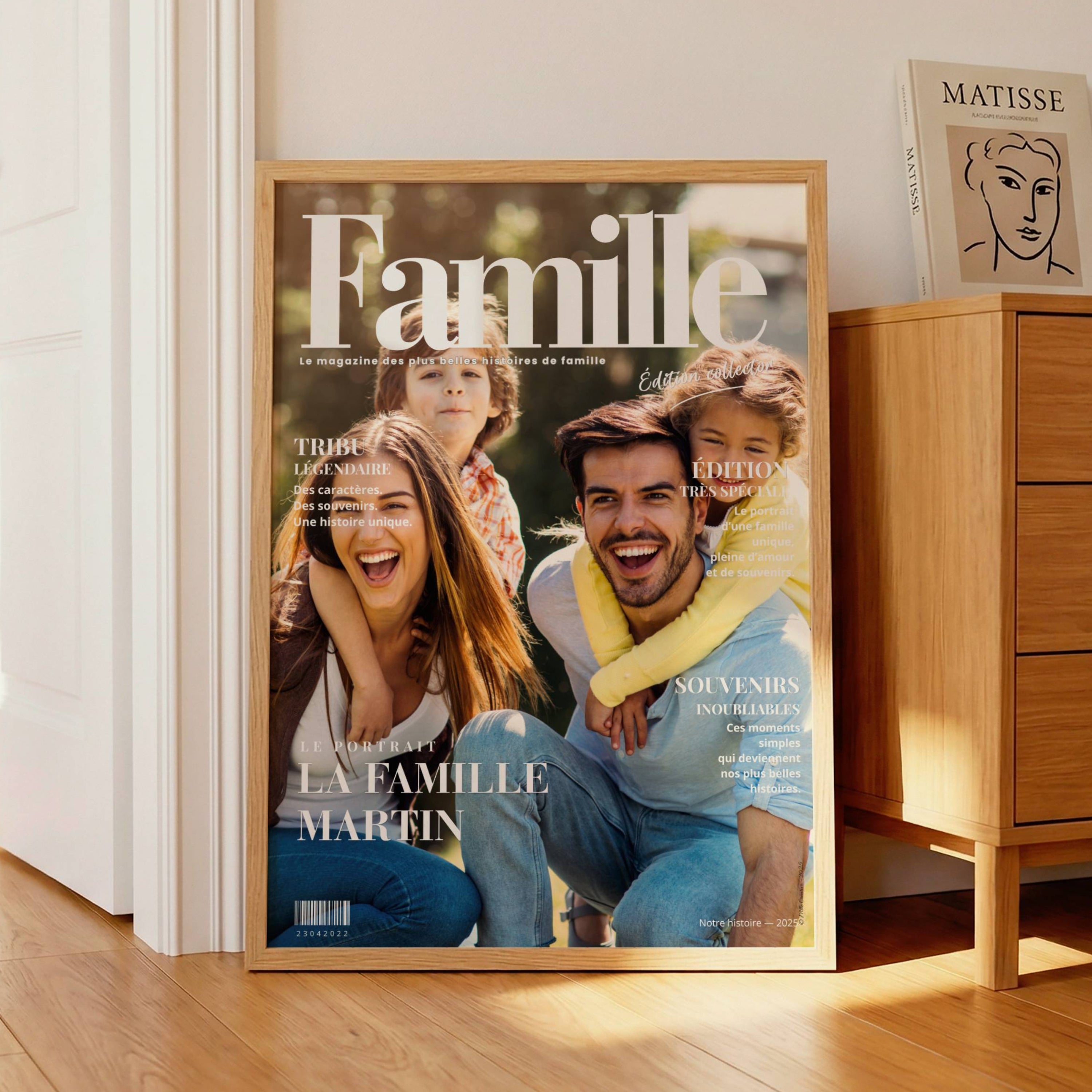 affiche famille personnalisée