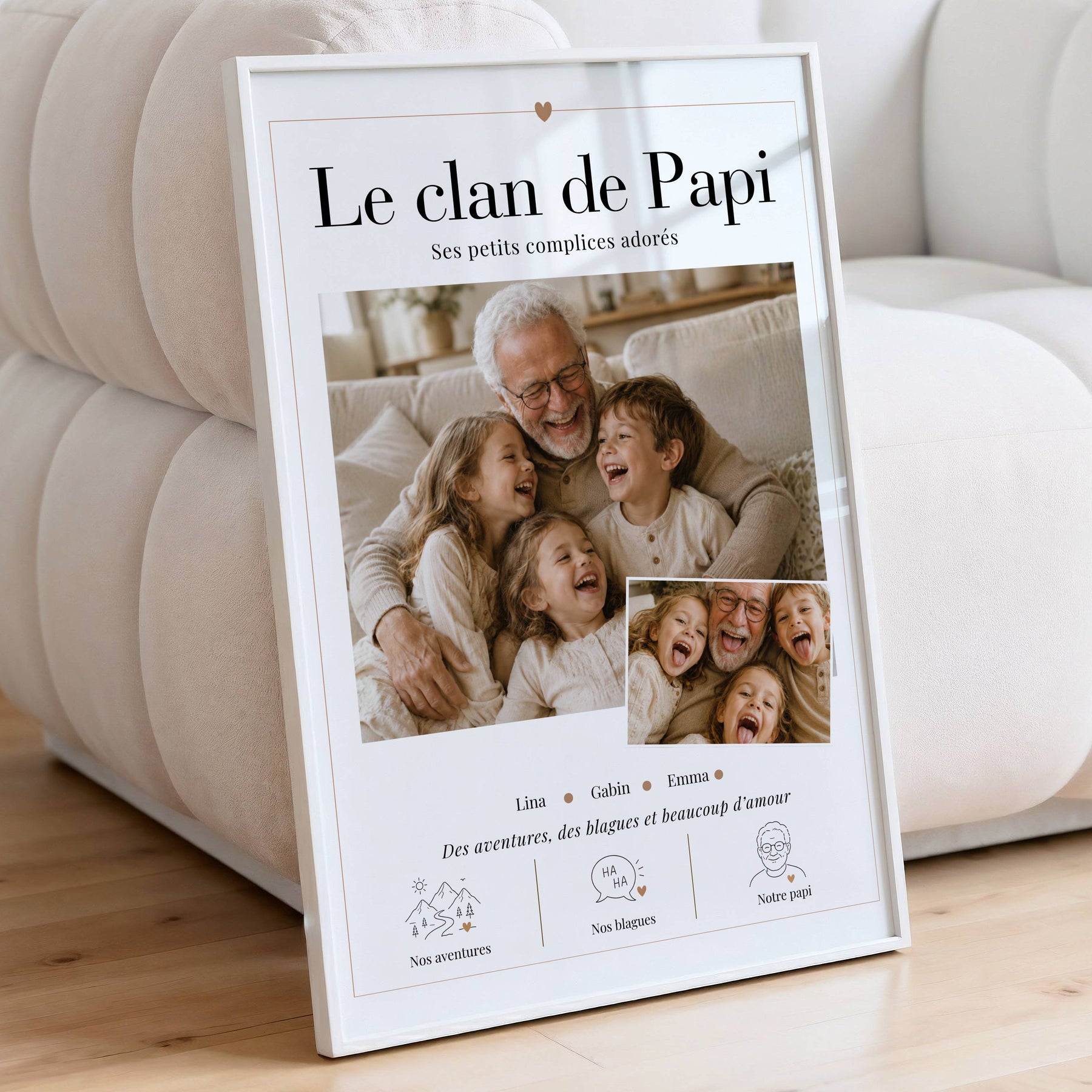 cadeau grand-père personnalisé