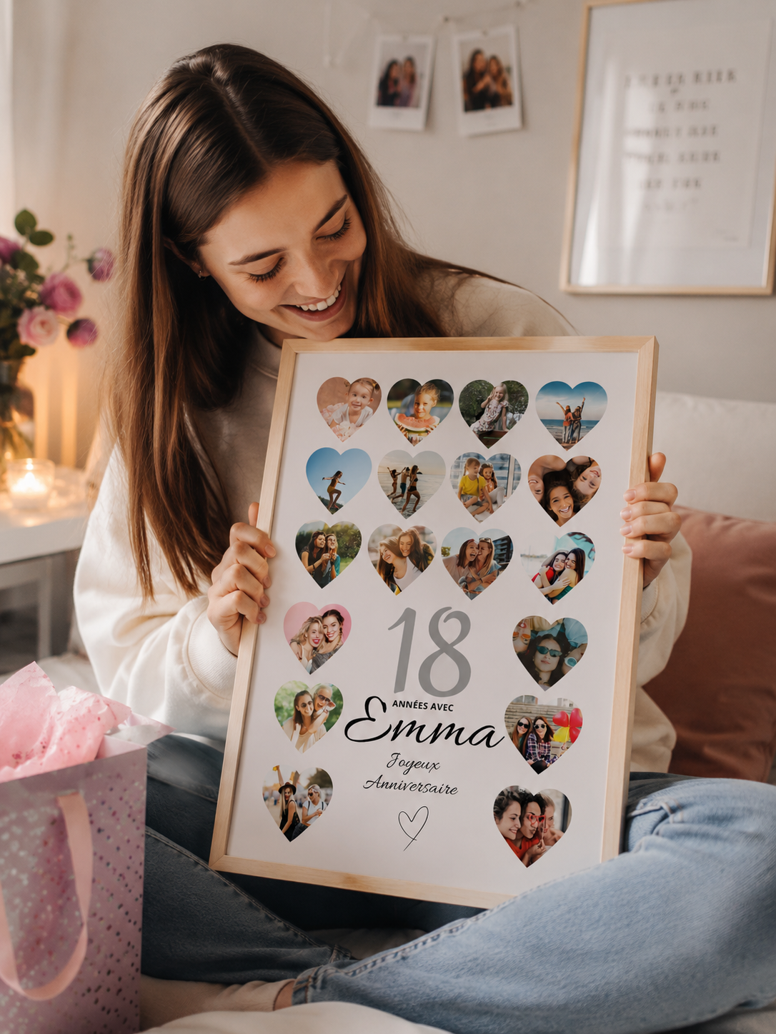 Cadeau d'anniversaire personnalisé Mlle Créative