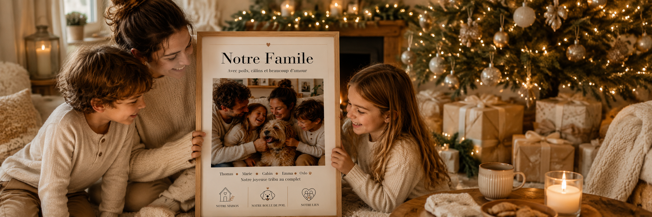 Cadeau personnalisé Mlle Créative dans une ambiance chaleureuse