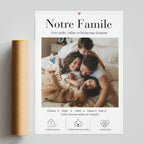 cadeau famille photo personnalisé