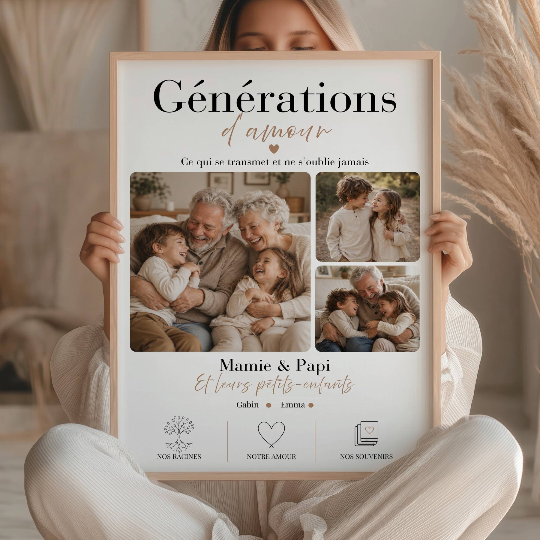 cadeau grands-parents avec photos