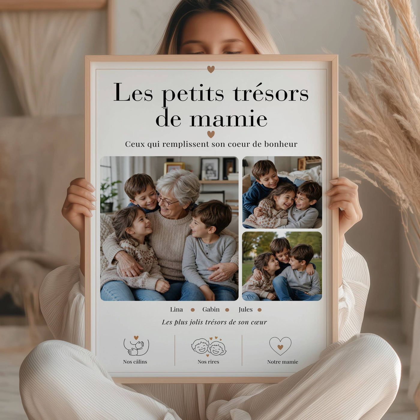 Affiche Papi Mamie personnalisée