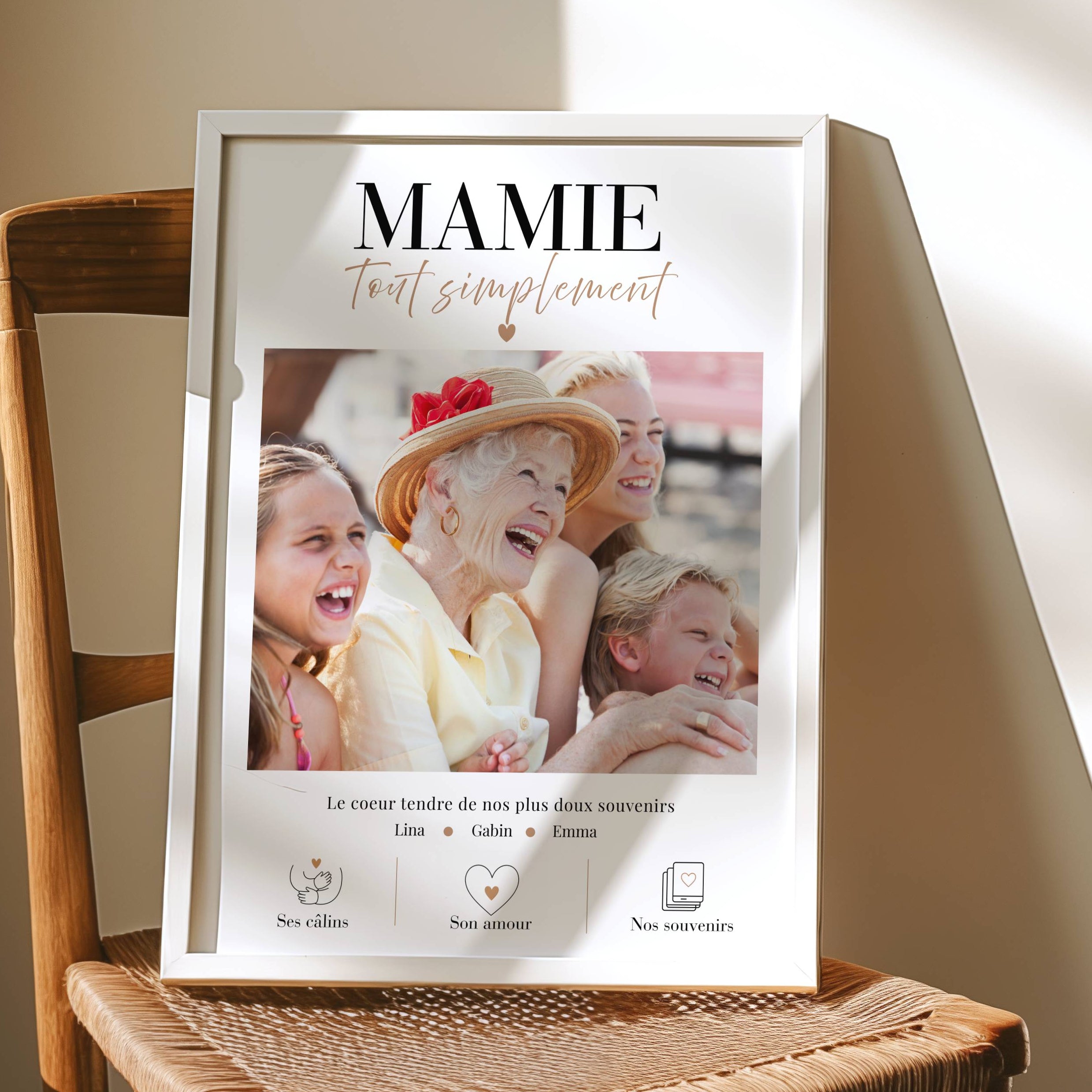 cadeau grand-mère personnalisé
