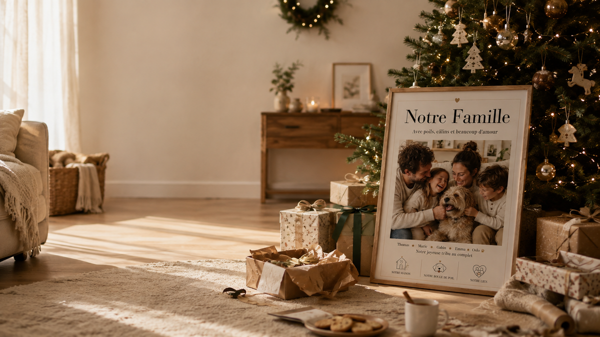 Affiches personnalisées Mlle Créative dans un intérieur chaleureux