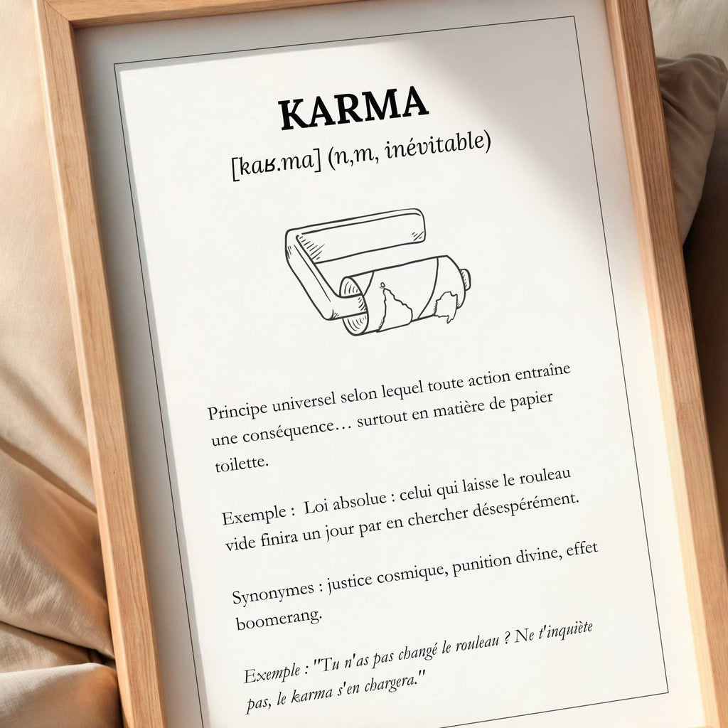 Détail affiche rouleau papier – illustration minimaliste