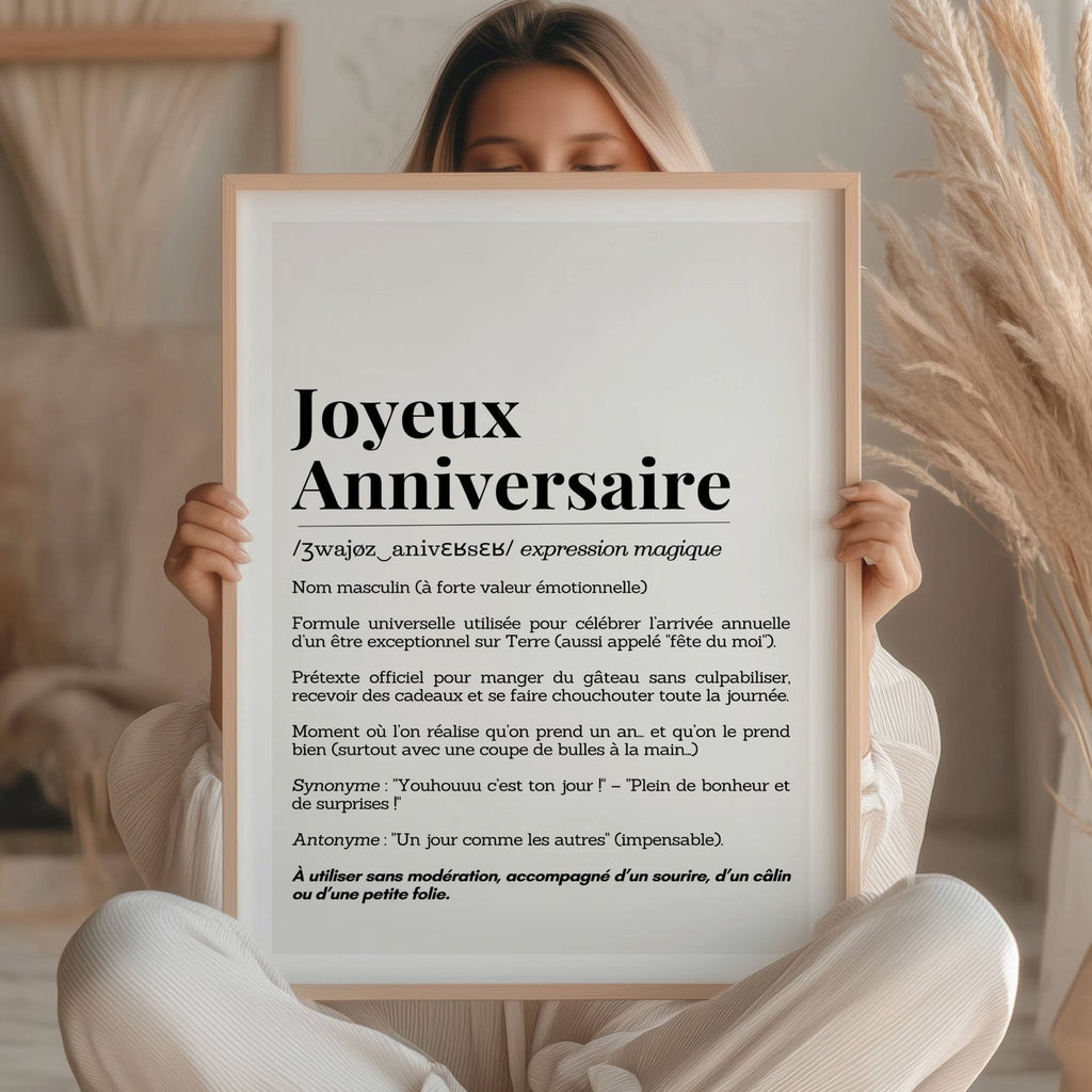 Mise en ambiance salon – affiche citation éditoriale