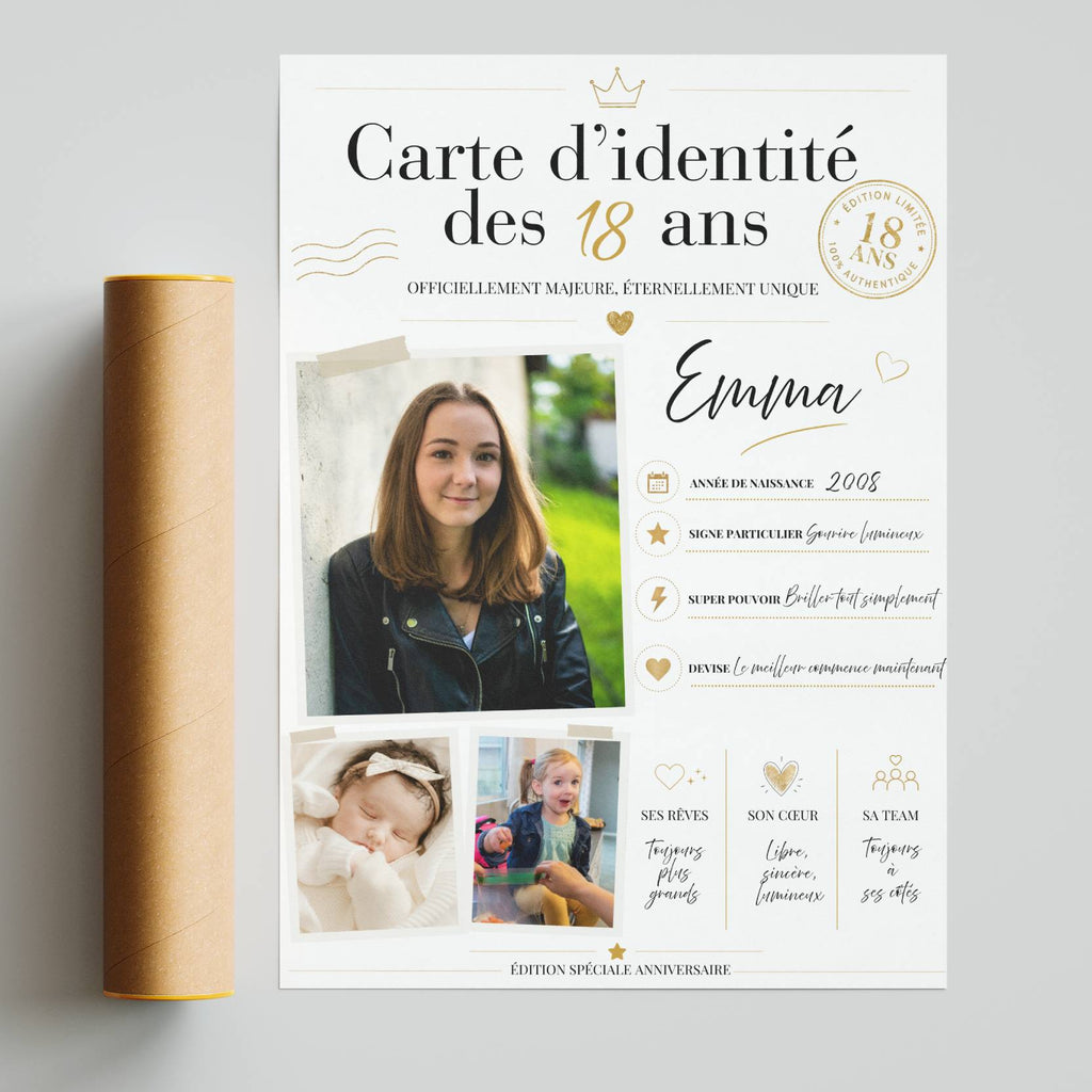 affiche 18 ans photo