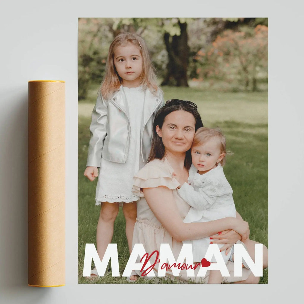 Affiche maman personnalisée décoration maison