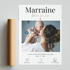 cadeau marraine photo